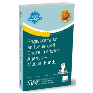 Taxmann's Registrars to an Issue and Share Transfer Agents- Mutual Fund By NISM | National Institute of Securities Market (II-B)
